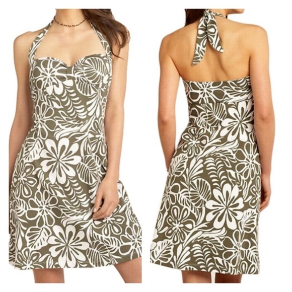 Tommy Bahama Dresses & Skirts - Tommy Bahama Spa Tab Front Halter Dress Sz Med
